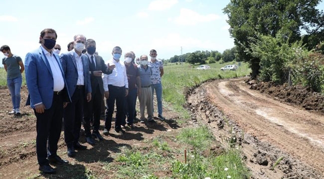 İnegöl’de 230 kilometre yol açılıyor