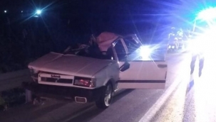 Karacabey'de trafik kazası: 1 ölü, 2 yaralı