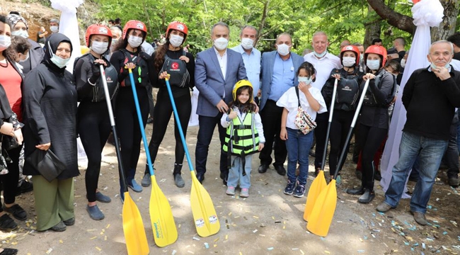 Marmara’nın rafting parkuru Orhaneli’nde açıldı