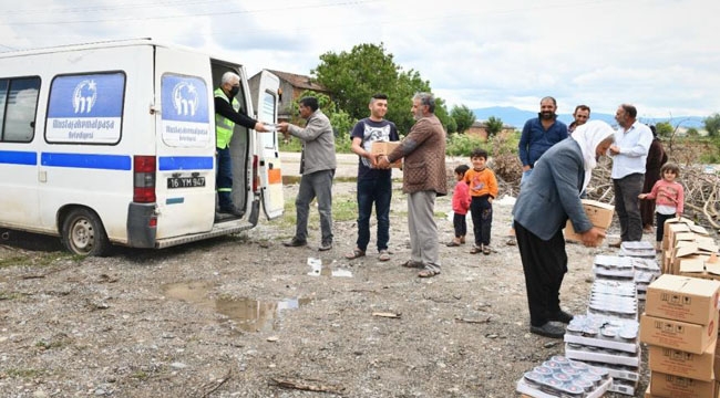 Mustafakemalpaşa'da mevsimlik işçilere özel destek