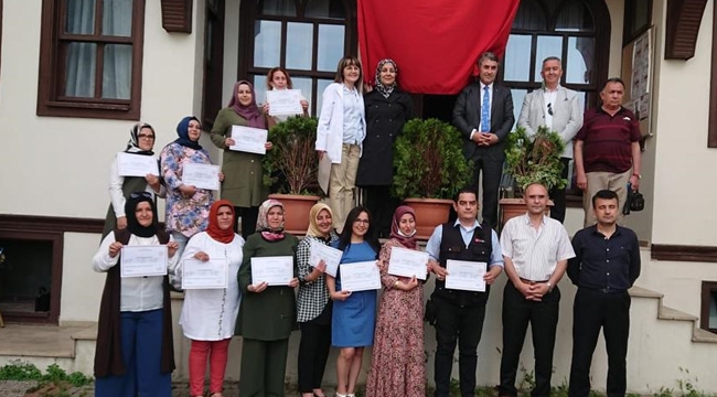 Sertifikalarını aldılar