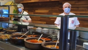 Yasak kalktı, lokantaya koştular