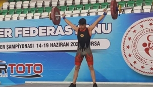 Yıldırım’da halter rüzgarı..