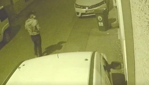 Açık bırakılan camdan böyle girdi