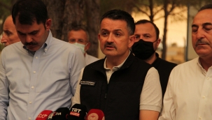 Bakan Pakdemirli, orman yangınlarına ilişkin son bilgileri paylaştı