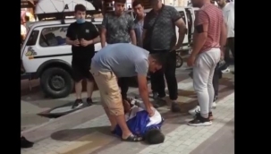 Bıçak çekti ters kelepçelendi!
