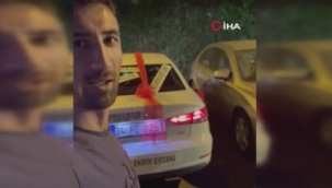 Boşandı, süslediği araçla tura çıkıp halay çekti