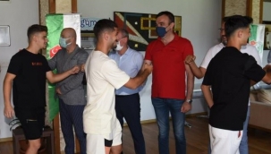 Bursaspor’da bayramlaşma töreni yapıldı