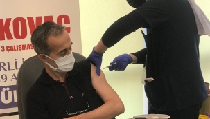 Gönüllüler aşılanmaya başlandı