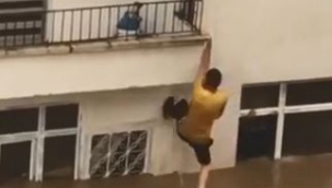 Hayata tutunuş kamerada!