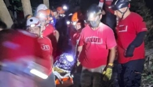 Kanyon'da 4 saat süren operasyonla kurtarıldı