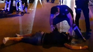 Motosiklet kazası ucuz atlatıldı: 2 yaralı
