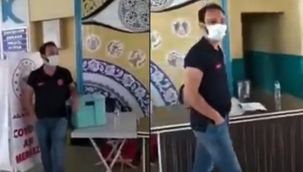 Otogar'da ilginç aşı daveti!