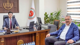 Özkan’dan Başsavcı Gümüş’e ‘hayırlı olsun’ ziyareti