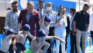 Tatil köyü değil, okul bahçesi
