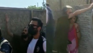 Türk Bayrağını yırtan iranlıya büyük tepki!