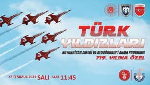 Türk Yıldızları Koyunhisar Zaferi için uçacak