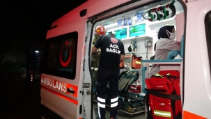 2 katlı bina alev alev yandı