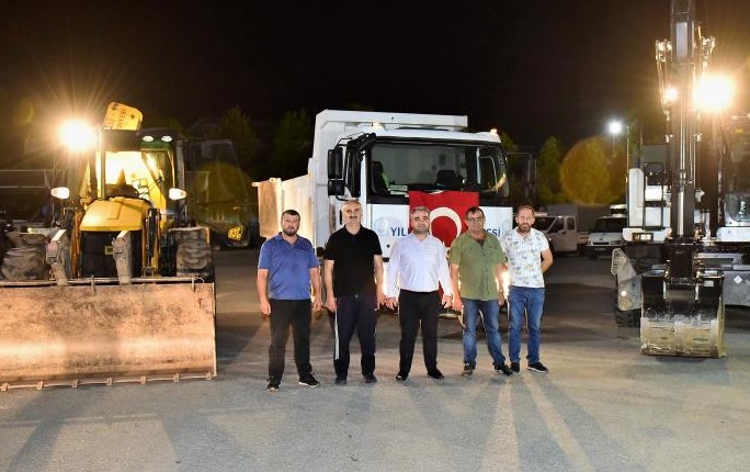 Afet bölgelerine ‘Yıldırım’ destek