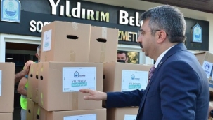 Afet bölgesine ‘yıldırım’ destek