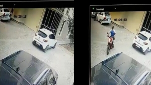 Bir saat uğraşıp 35 bin liralık motosikleti çaldı