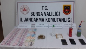 Bursa'da uyuşturucu operasyonu; 3 gözaltı