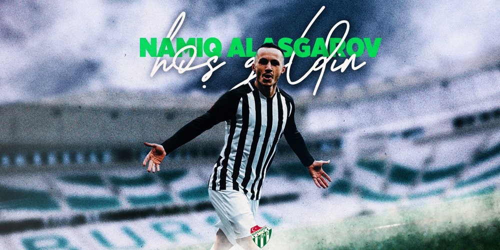 Bursaspor, Azerbaycanlı futbolcu Namiq Alagarov’u açıkladı