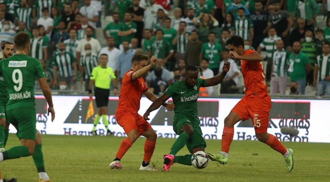 Bursaspor beraberliğe boyun eğdi