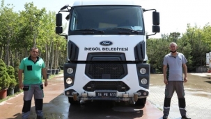 Manavgat'ta görevli personel İnegöl'e döndü