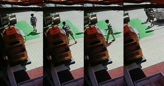 Masanın üzerinde duran sigara ve cep telefonunu böyle çaldılar