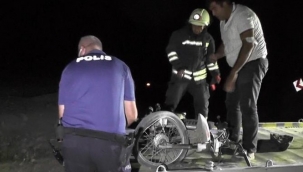 Motosikletiyle su kanalına yuvarlandı hayatını kaybetti
