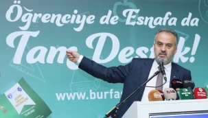Öğrenciye de esnafa da tam destek