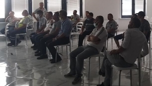 Saha ekibine iş sağlığı ve güvenliği eğitimi