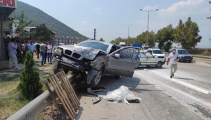 Ölümle sonuçlanan kaza güvenlik kamerasında
