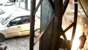 Tüpe kaynak makinesi ile yaklaşınca havaya uçtu