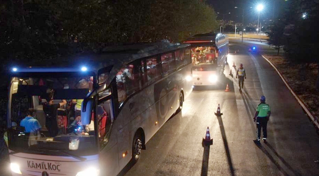 Yolcu otobüslerine denetim