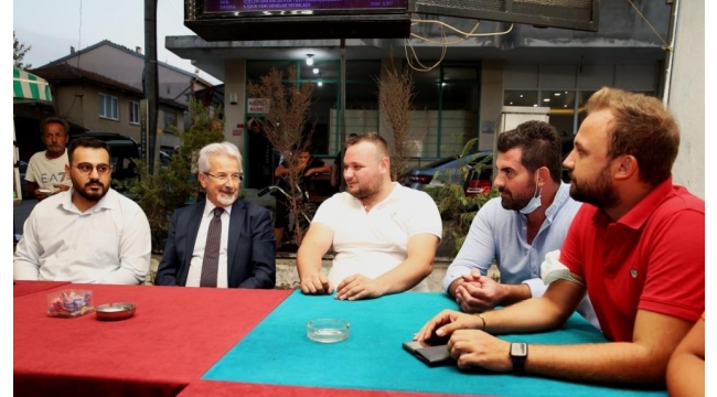 Başkan Erdem Yolçatı gençlerini dinledi