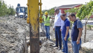 Başkan Özkan’dan altyapı çalışmalarına yakın takip