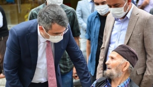 Başkan Yılmaz, Yıldırım'ı sokak sokak geziyor