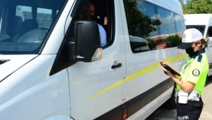 Bursa'da öğrenci servisleri denetlendi