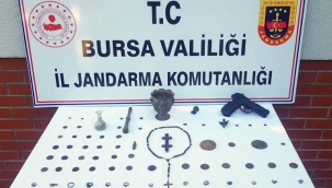 Bursa'da tarihi eser operasyonu: 4 gözaltı
