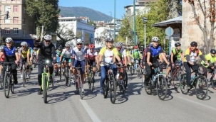 Çevre ve barış için pedal çevirdiler
