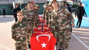 Engelliler çakı gibi asker oldu