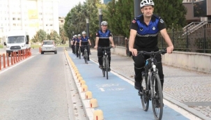 İşe bisikletle geldiler