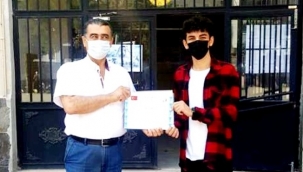 Mudanyalı öğrenci klavye anadil yarışmasında dereceye girdi