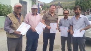 Mustafakemalpaşa’da arazi toplulaştırmaları sürüyor