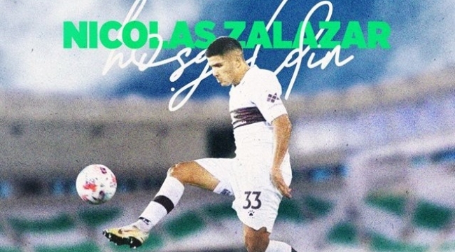 Nicolas Zalazar Bursaspor'da