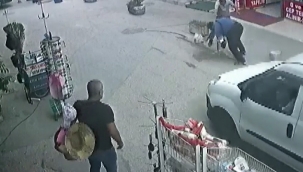 Ölümün teğet geçtiği anlar kamerada