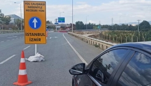 Otoyol çalışması sürücüleri isyan ettirdi