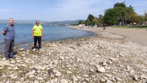 Türkiye'nin beşinci büyük gölünde korkutan kuraklık
